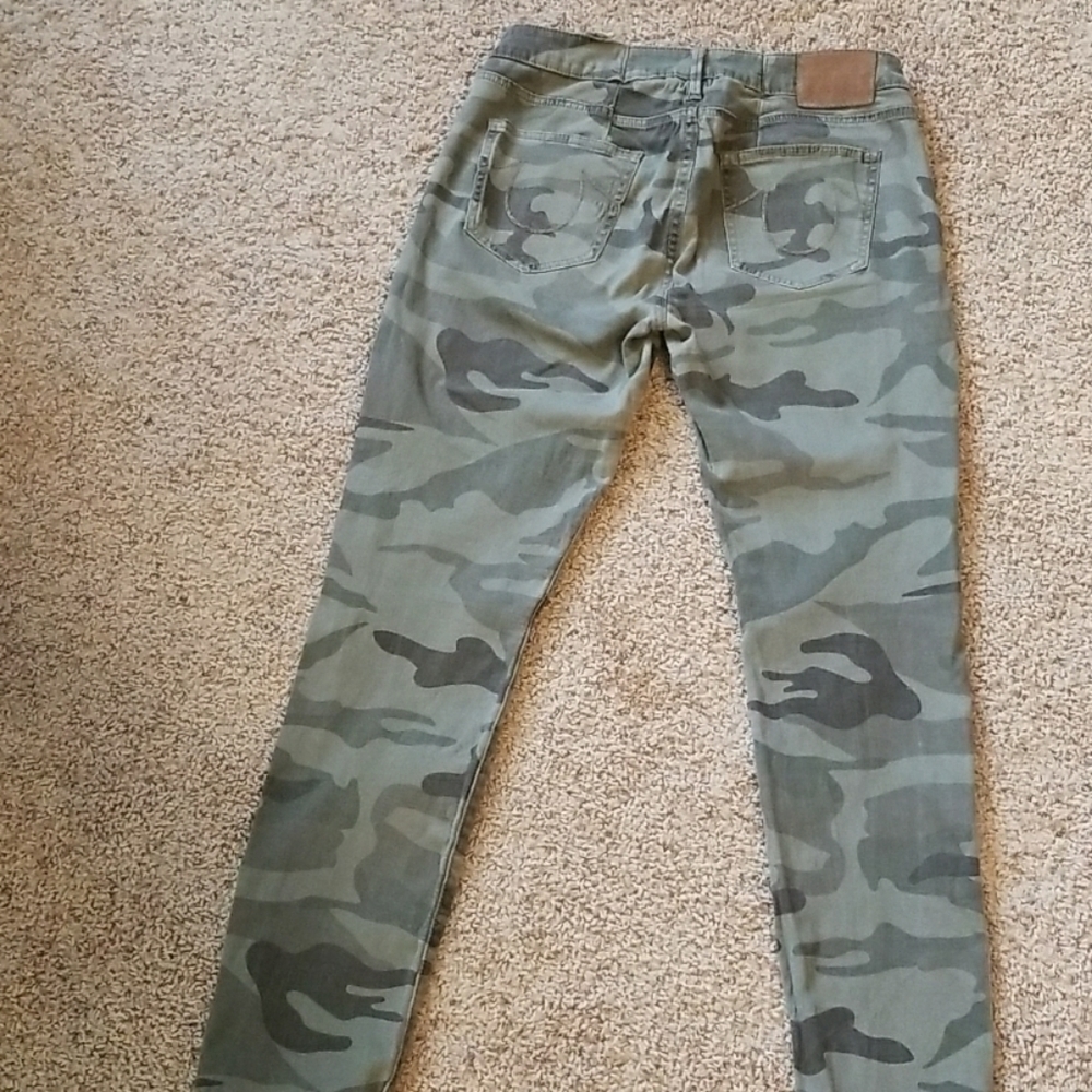 True Religion Fatigue Stretch Jeans, size 31